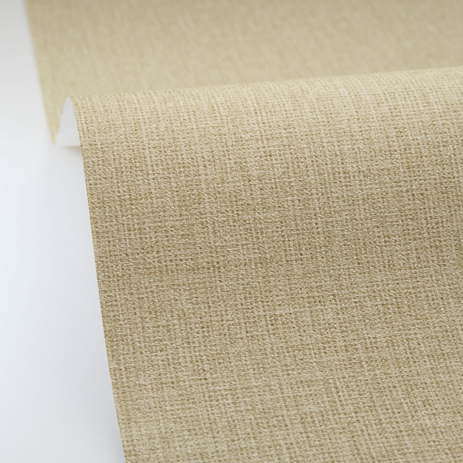 Papel pintado efecto fibra natural verde tilo - YUTARA 63 | MURAKE - 880382