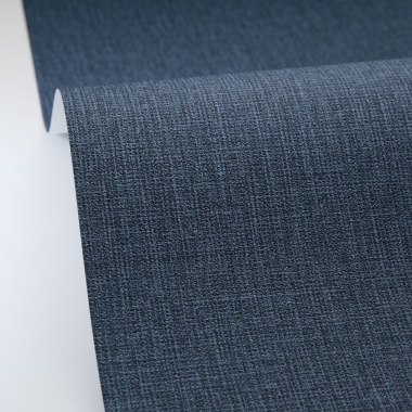 Papel pintado efecto fibra natural azul eclipse - YUTARA 54 | MURAKE - 880373