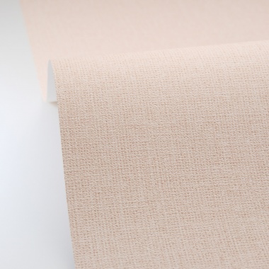 Papel pintado efecto fibra natural rosa nude - YUTARA 47 | MURAKE - 880366