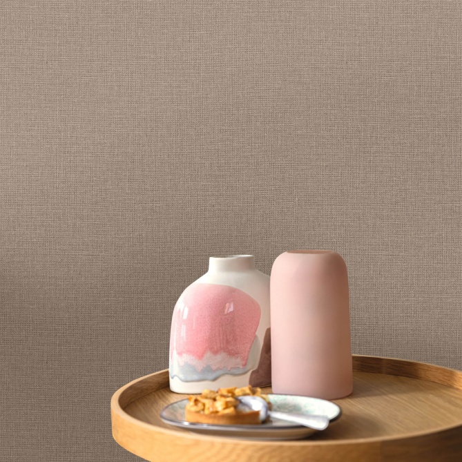 Papel pintado efecto fibra natural gacela - YUTARA 32 | MURAKE - 880351