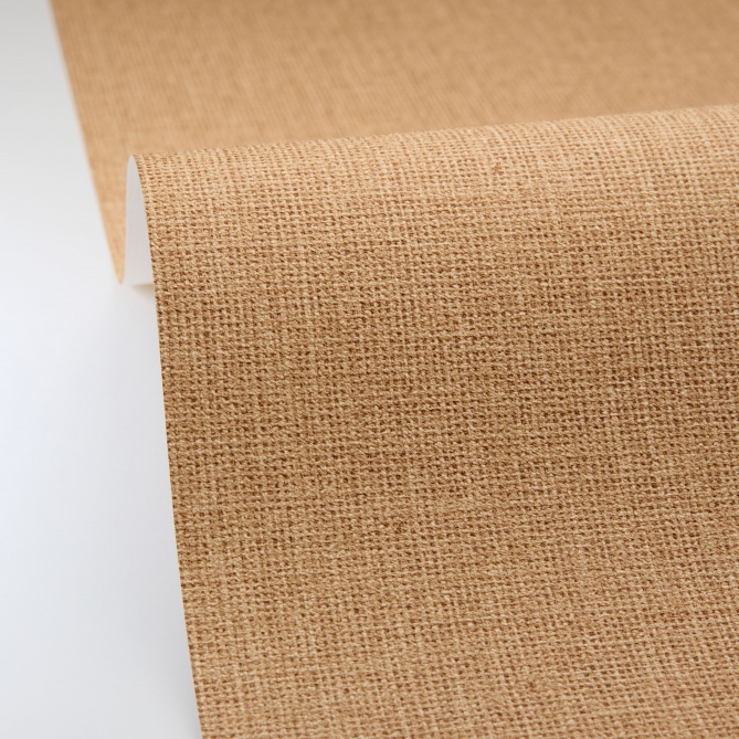 Papel pintado efecto fibra natural oro viejo - YUTARA 27 | MURAKE - 880346