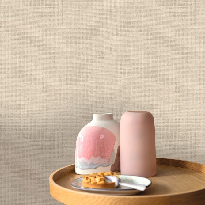 Papel pintado efecto fibra natural crudo - YUTARA 08 | MURAKE - 880327
