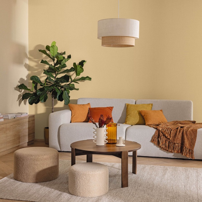 Papel pintado efecto fibra natural duna medio - YUTARA 07 | MURAKE - 880326