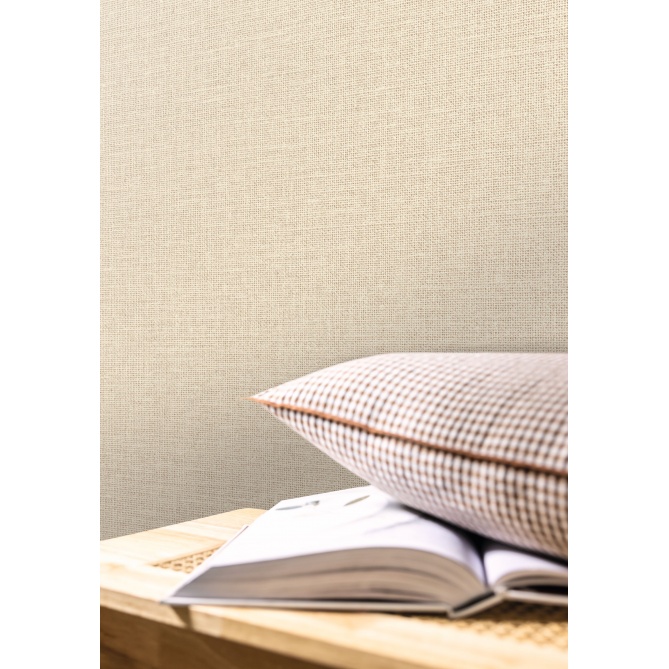 Papel pintado efecto fibra natural lino - YUTARA 06 | MURAKE - 880325