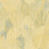 Papel pintado de hojas superpuestas amarillo - FOLARINE 04 | MURAKE - 842108