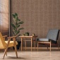 Papel pintado de efecto tejido gris - SERANDIA 03 | MURAKE - 842249