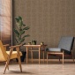 Papel pintado de efecto tejido gris - SERANDIA 06 | MURAKE - 842252