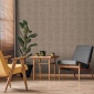 Papel pintado de efecto tejido gris - SERANDIA 15 | MURAKE - 842261
