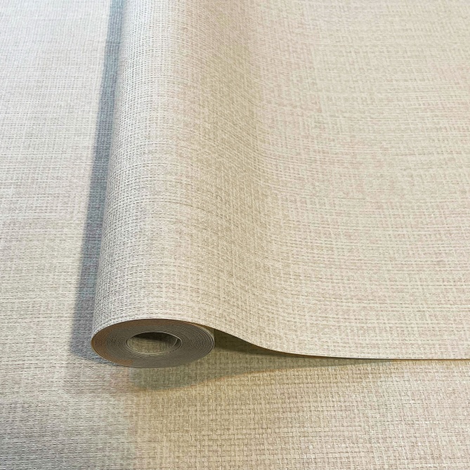 Papel pintado de efecto cestería blanco roto - TREZANA 01 | MURAKE - 842265