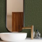 Papel pintado de efecto cestería verde - TREZANA 07 | MURAKE - 842271