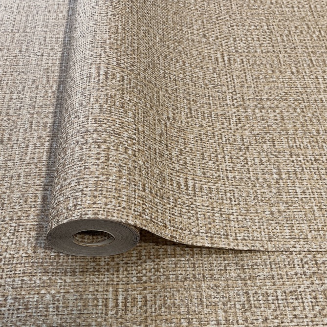 Papel pintado de efecto cestería marrón - TREZANA 06 | MURAKE - 842270