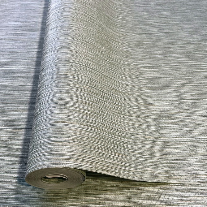 Papel pintado de efecto rafia mint - ORVANTIA 11 | MURAKE - 842286
