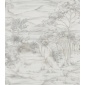 Papel pintado de paisaje oriental gris - MERVANDA 01 | MURAKE - 842118