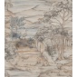 Papel pintado de paisaje oriental azul - MERVANDA 04 | MURAKE - 842121
