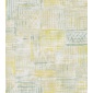 Papel pintado de efecto tejido étnico amarillo - KANTORIA 05 | MURAKE - 842132
