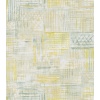 Papel pintado de efecto tejido étnico amarillo - KANTORIA 05 | MURAKE - 842132