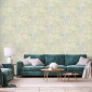 Papel pintado de efecto tejido étnico amarillo - KANTORIA 05 | MURAKE - 842132