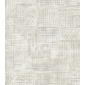 Papel pintado de efecto tejido étnico gris - KANTORIA 04 | MURAKE - 842131