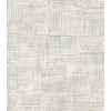 Papel pintado de efecto tejido étnico gris - KANTORIA 04 | MURAKE - 842131