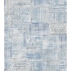 Papel pintado de efecto tejido étnico azul - KANTORIA 02 | MURAKE - 842129