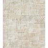 Papel pintado de efecto tejido étnico beige - KANTORIA 01 | MURAKE - 842128