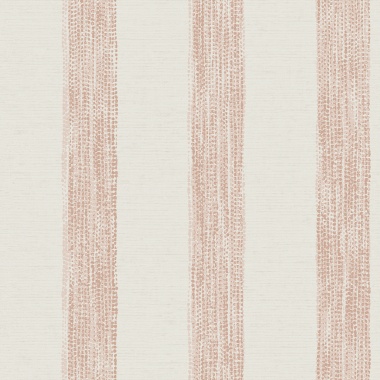 Papel pintado de rayas de efecto textil rosa - MESHKARA 03 | MURAKE - 842135