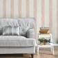 Papel pintado de rayas de efecto textil rosa - MESHKARA 03 | MURAKE - 842135