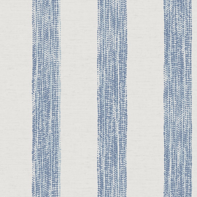 Papel pintado de rayas de efecto textil azul - MESHKARA 05 | MURAKE - 842137