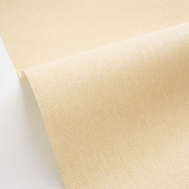 Papel pintado de efecto textil beige arena - TESSERA 07 | MURAKE - 880209