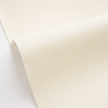 Papel pintado de efecto textil marfil - TESSERA 09 | MURAKE - 880211