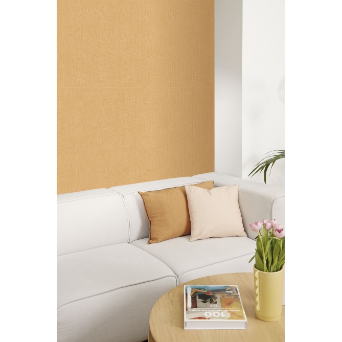 Papel pintado de efecto textil miel - TESSERA 13 | MURAKE - 880215