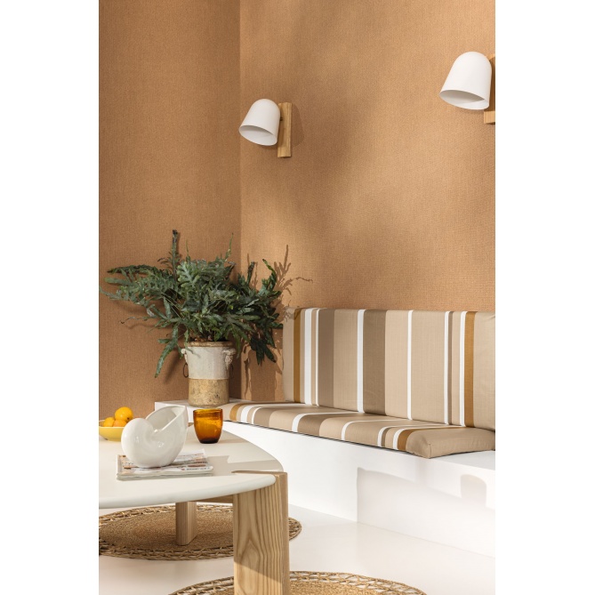Papel pintado de efecto textil almendra - TESSERA 14 | MURAKE - 880216