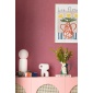 Papel pintado de efecto textil rosa fucsia bicolor - TESSERA 19 | MURAKE - 880221