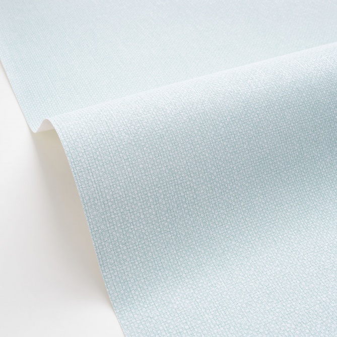 Papel pintado de efecto textil azul glaciar - TESSERA 21 | MURAKE - 880223