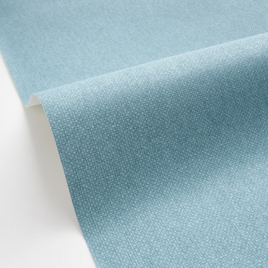 Papel pintado de efecto textil azul laguna - TESSERA 22 | MURAKE - 880224