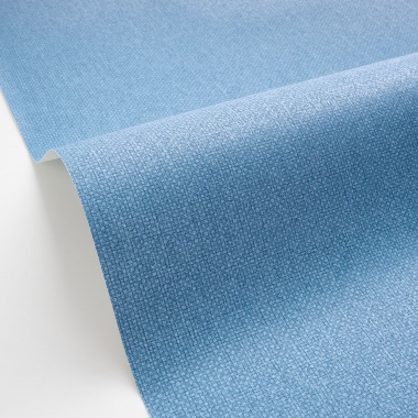 Papel pintado de efecto textil azul denim - TESSERA 23 | MURAKE - 880225