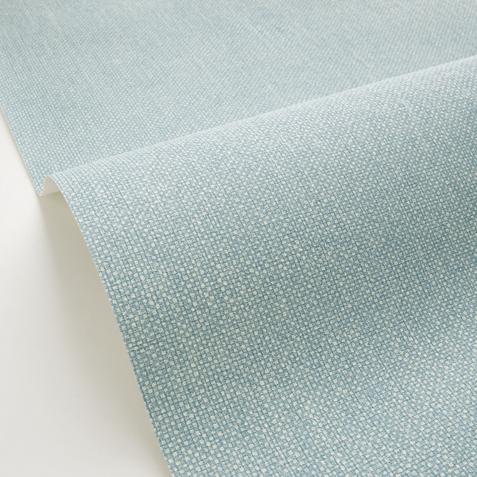 Papel pintado de efecto textil azul bicolor - TESSERA 24 | MURAKE - 880226