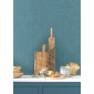 Papel pintado de efecto textil azul madura - TESSERA 25 | MURAKE - 880227