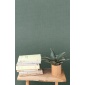 Papel pintado de efecto textil verde eucalipto - TESSERA 29 | MURAKE - 880231