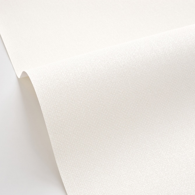 Papel pintado de efecto textil gris lino claro - TESSERA 35 | MURAKE - 880237