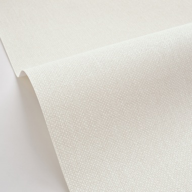 Papel pintado de efecto textil gris lino medio - TESSERA 36 | MURAKE - 880238