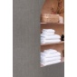 Papel pintado de efecto textil gris piedra - TESSERA 39 | MURAKE - 880241