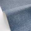 Papel pintado textil metalizado azul de medianoche y oro - TESSERA METAL 05 | MURAKE - 880247