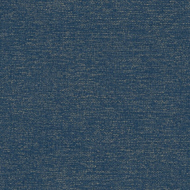 Papel pintado textil metalizado azul de medianoche y oro - TESSERA METAL 05 | MURAKE - 880247