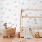 Papel pintado infantil de dinosaurios rosa - DINOZAVR 01 | MURAKE - 842202