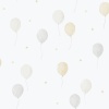Papel pintado infantil de globos de fiesta beige - LIFT 03 | MURAKE - 842218
