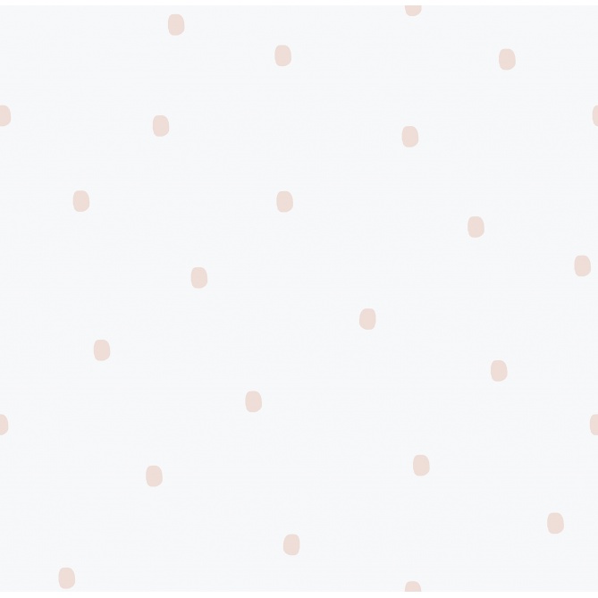 Papel pintado infantil de lunares rosa - MACULATO 01 | MURAKE - 842229