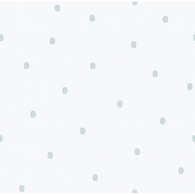 Papel pintado infantil de lunares azul - MACULATO 02 | MURAKE - 842230