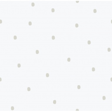 Papel pintado infantil de lunares gris - MACULATO 03 | MURAKE - 842231