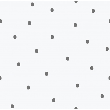 Papel pintado infantil de lunares negro - MACULATO 04 | MURAKE - 842232